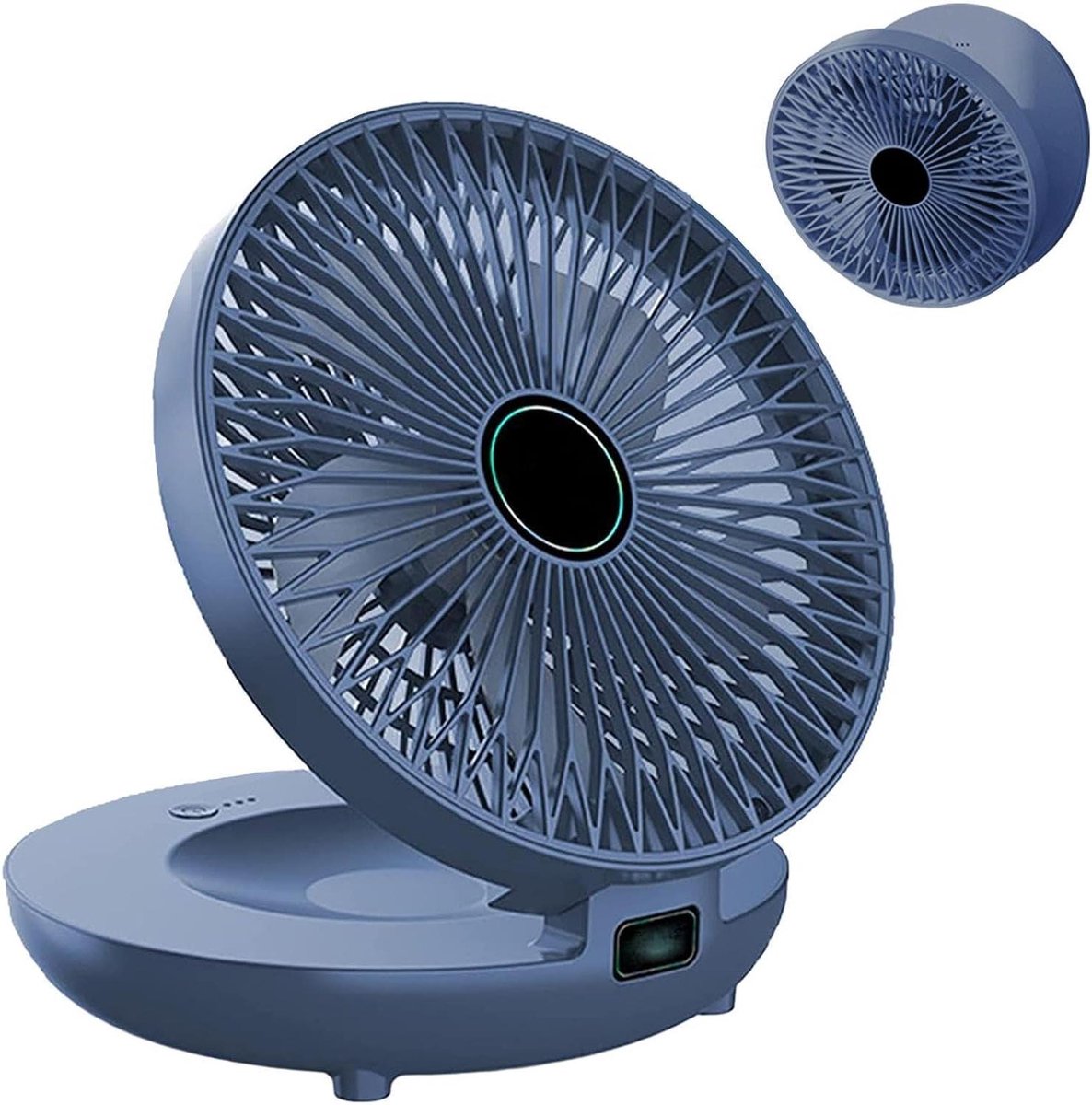 Wandventilator Bureauventilator - Mini Ventilator Stille Ventilator - Luchtcirculatie Creëren - Multifunctioneel Ontwerp - 9.4D x 20.5W x 9.4H cm