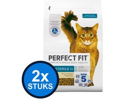 2x Perfect Fit - droog steriel kip 2,8kg - Kattenvoer - 2.8 kg