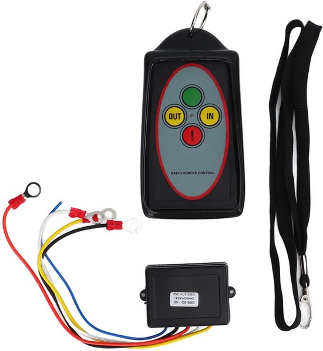 12/24V Draadloze Lier Afstandsbediening Kit Elektrische Lier Controller Universeel Voor ATV Truck