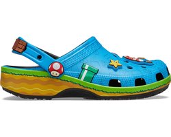 Crocs Super Mario Core Classic Klompen Blauw EU 38-39