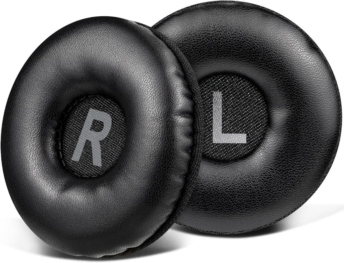 Vervangende Oorkussens voor Logitech H390/H391/H600/H609/H760 Hoofdtelefoons, Zachte Earpads van Kunstleer, Geluiddempende Schuimkussens voor Comfort en Geluidsisolatie