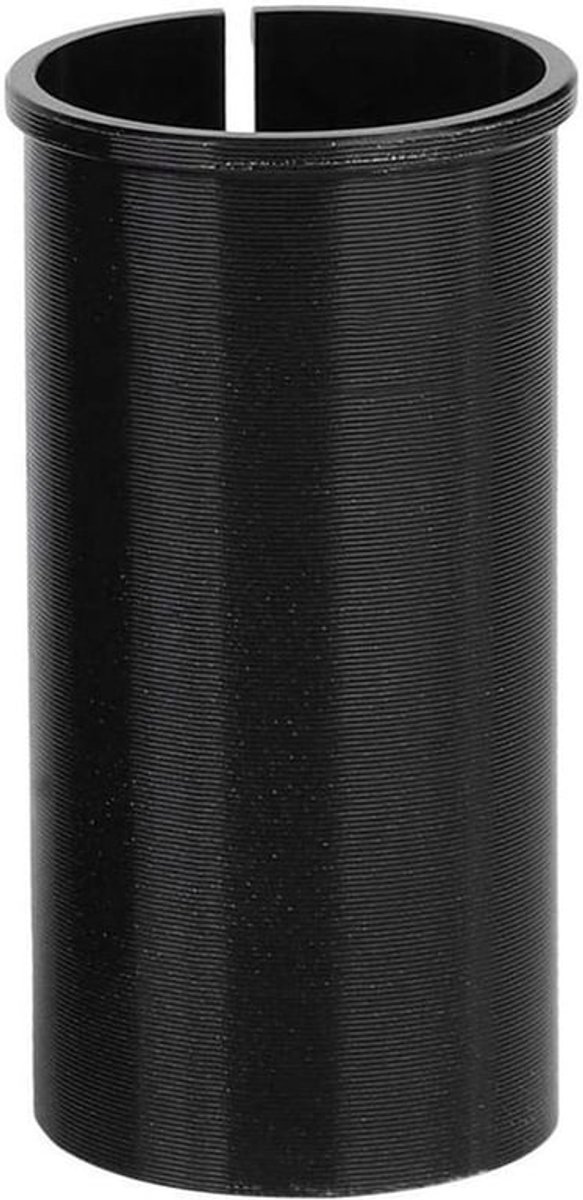 Universele zadelpenbuisadapter - Fietsaccessoire - Aluminium - Racefiets - Zadelpen aanpassen - Compatibel met diverse maten - Zwart / Zilver - Zadelpenbuisadapter voor racefietsen 27,2 mm tot 31,6 mm (27,2 tot 31,6 mm)