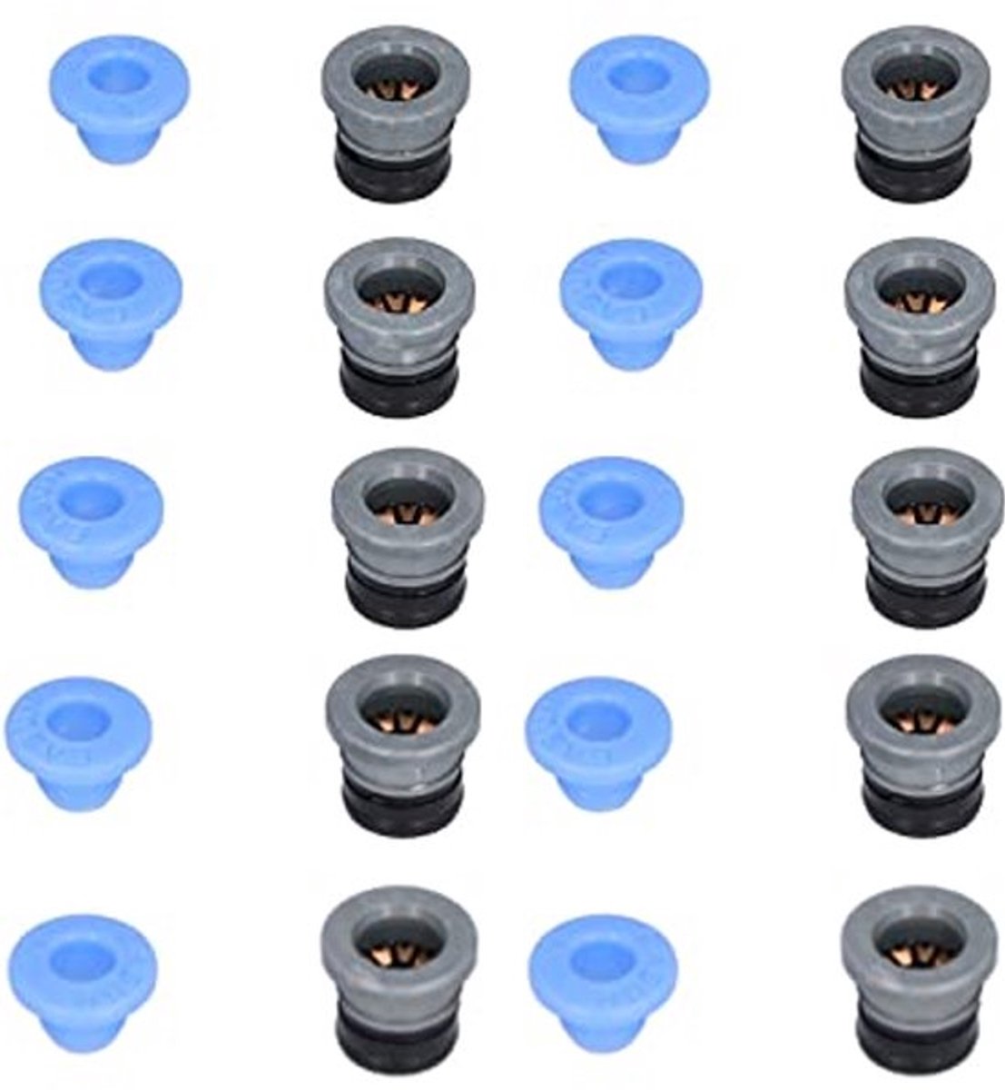10-delige set pneumatisch, kop voor extruder 3D ECAS04 Boren en installeren van klepconnectorkabel Ecas-printeraccessoires PTFE ECAS04