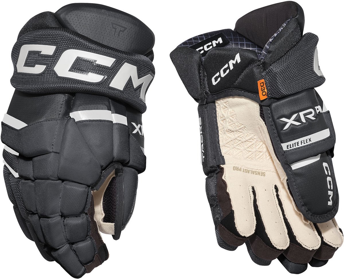CCM Tacks XR Pro IJshockeyhandschoenen - Senior - Maat 13 - Zwart/Wit