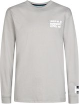 Petrol Industries - Jongens Longsleeve T-shirt met print ironlake - Zwart - Maat 116