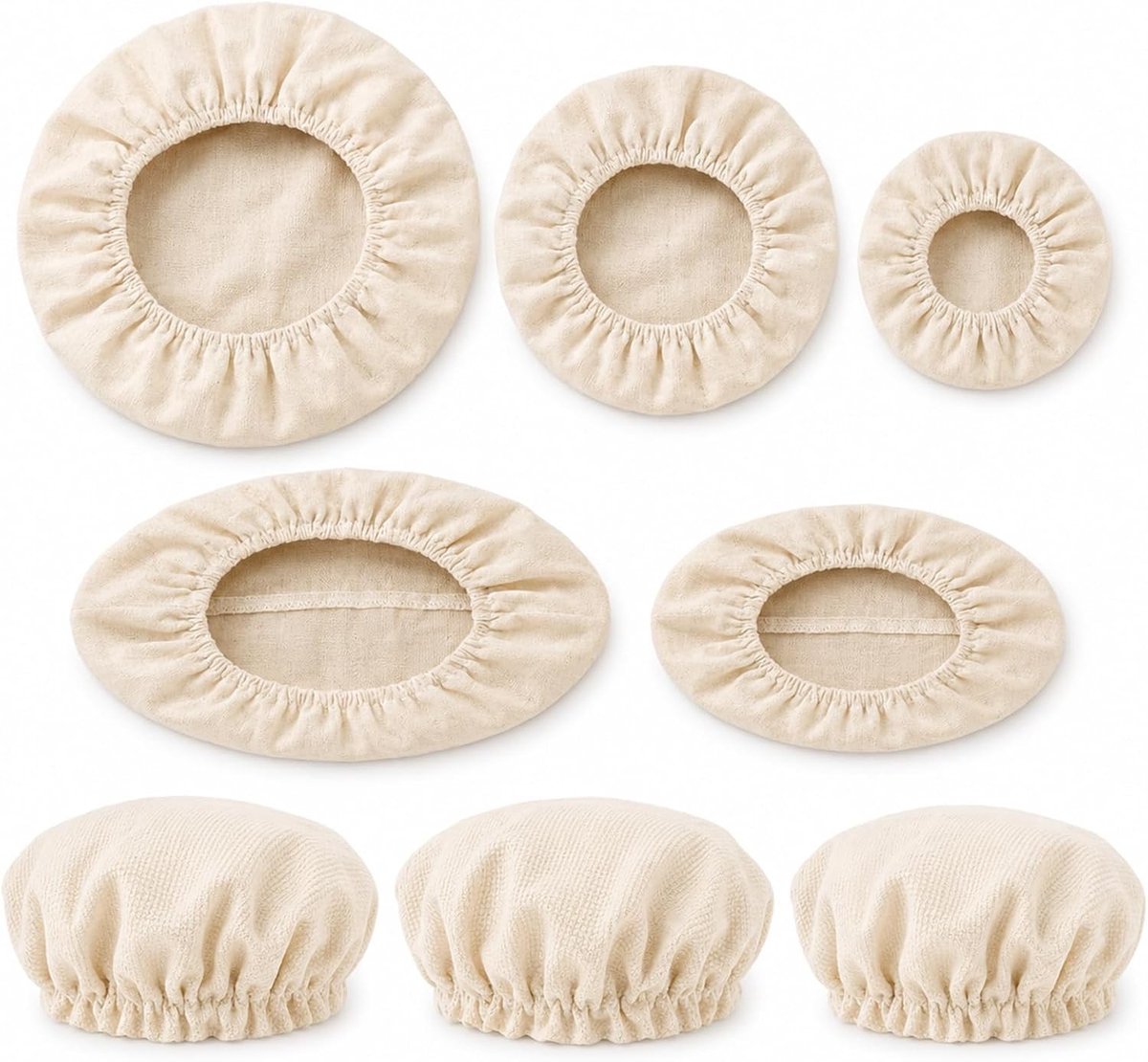 Complete broodbakaccessoireset met rijsmand, afdekkappen en linnen doek voor perfect brood, ideaal voor hobby- en professionele bakkers, inclusief zuurdesem en baguette maken
