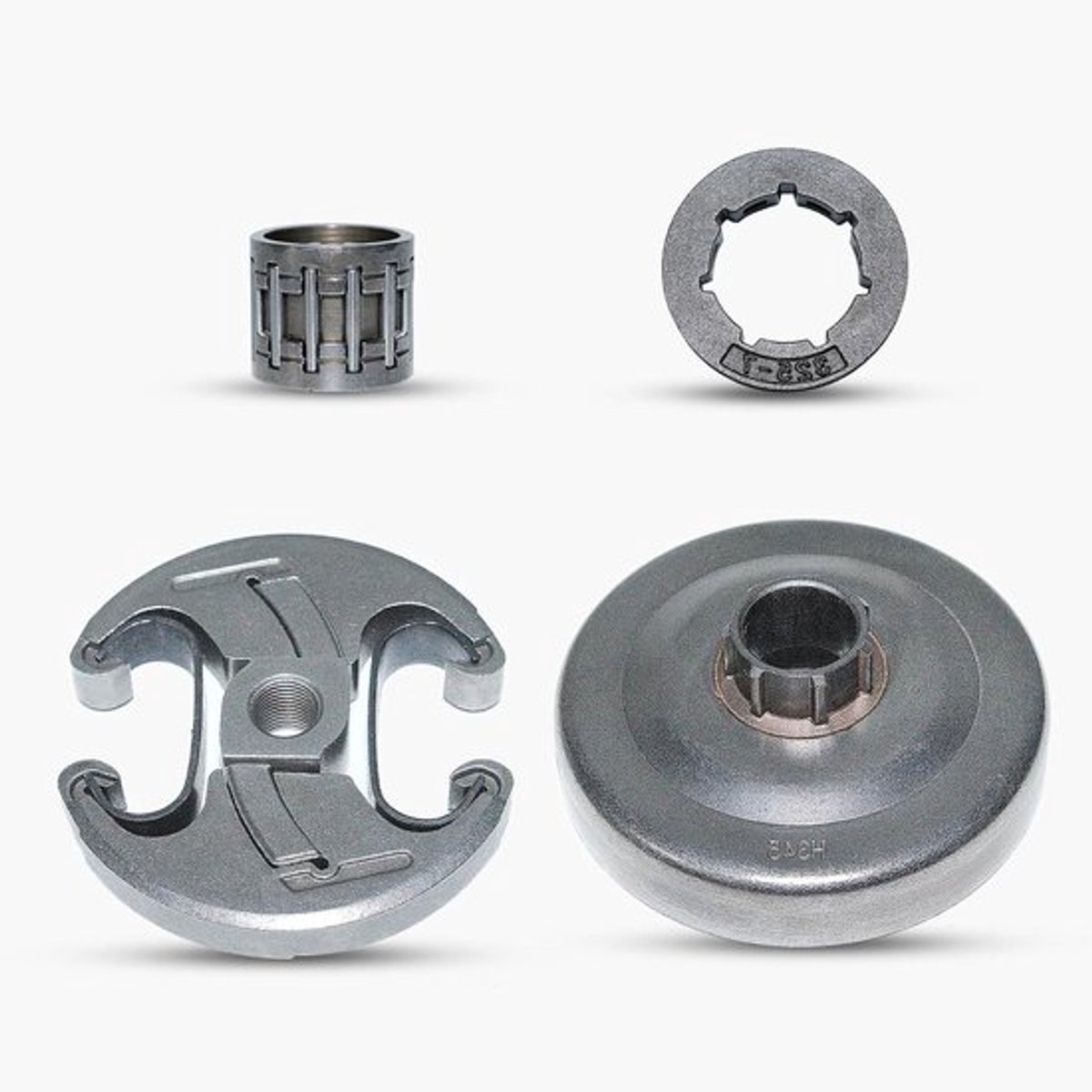 Koppelingtrommeltandwielset voor Husqvarna 340 345 346XP 350 351 353 445 450 E - 325" - 7T - OEM 537110503 - kettingzaagonderdelen