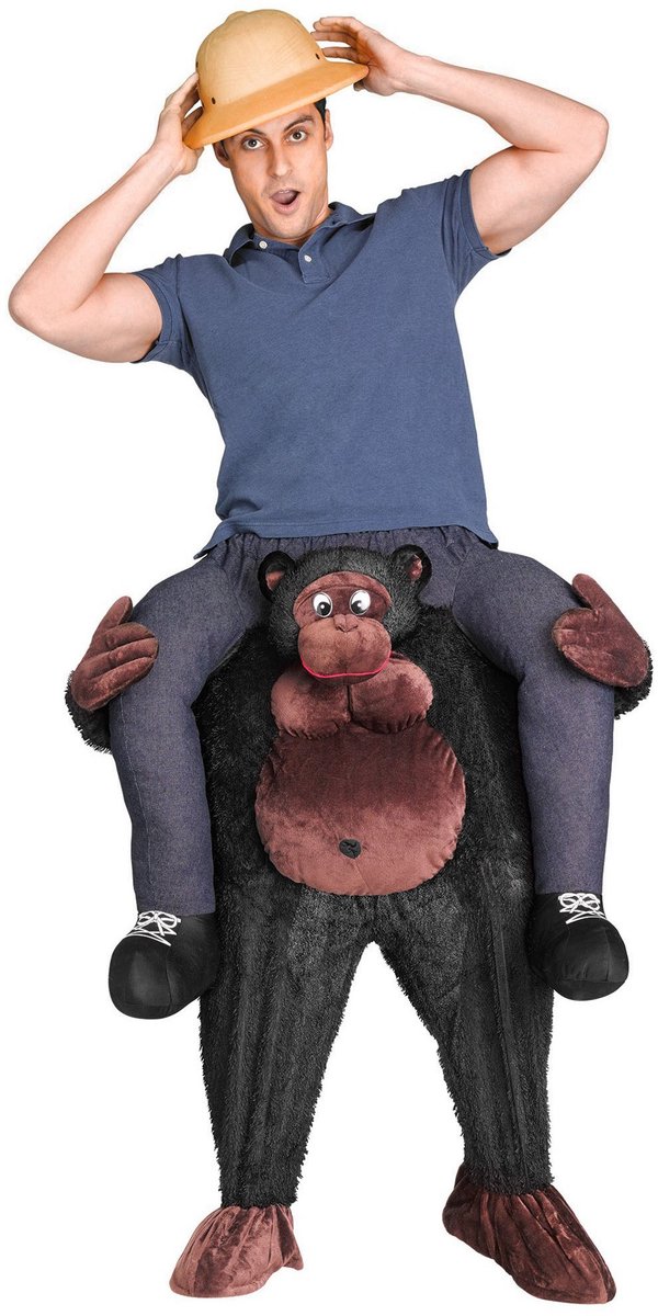 Carry Me Kostuum Gorilla - Draag Carnaval Aap
