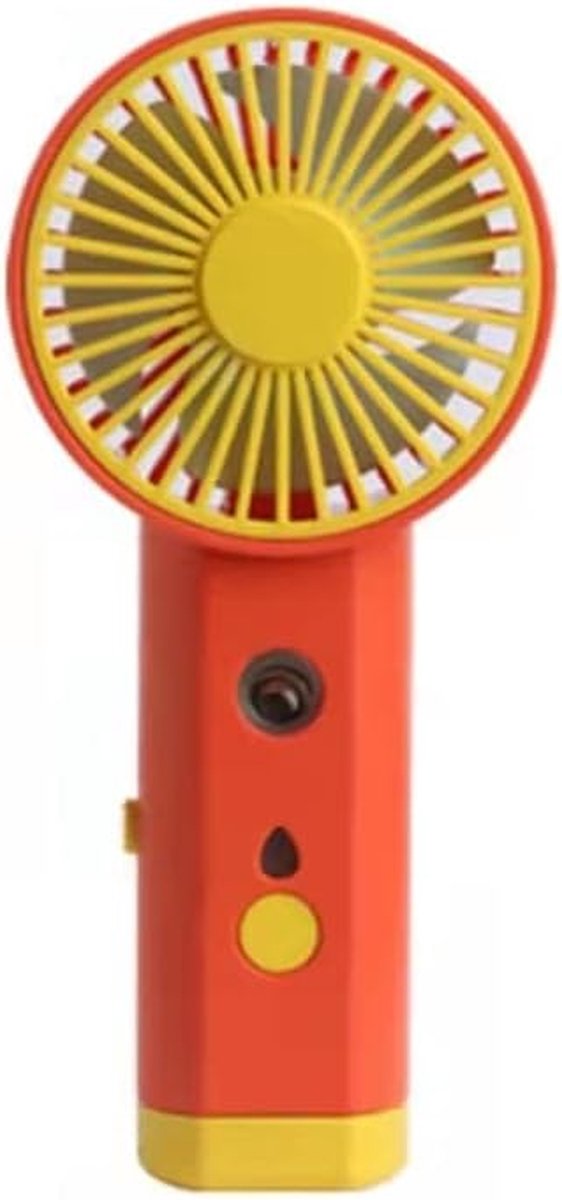 Draagbare Ventilator - Mini Fan Spray - Persoonlijke Koeling - Simuleert Natuurlijke Wind - 6.5*14.2*3.5 cm - Roze