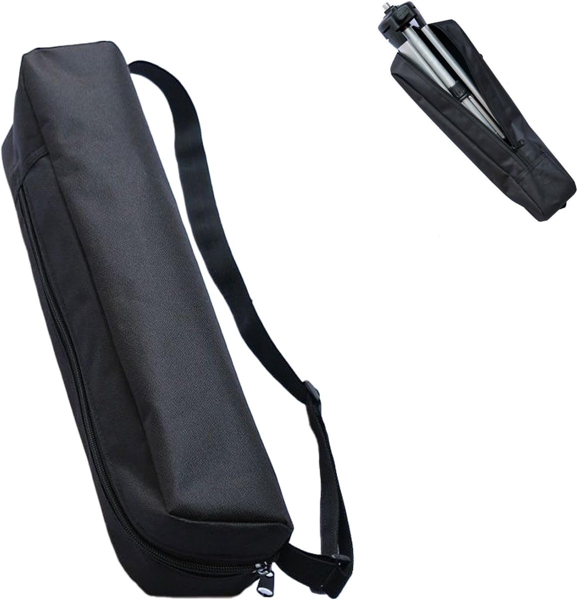 Draagbare barbecue utensil opslag met handvat, handige tas voor grillgereedschap, ideaal voor kamperen en buiten BBQ (57 x 10cm)
