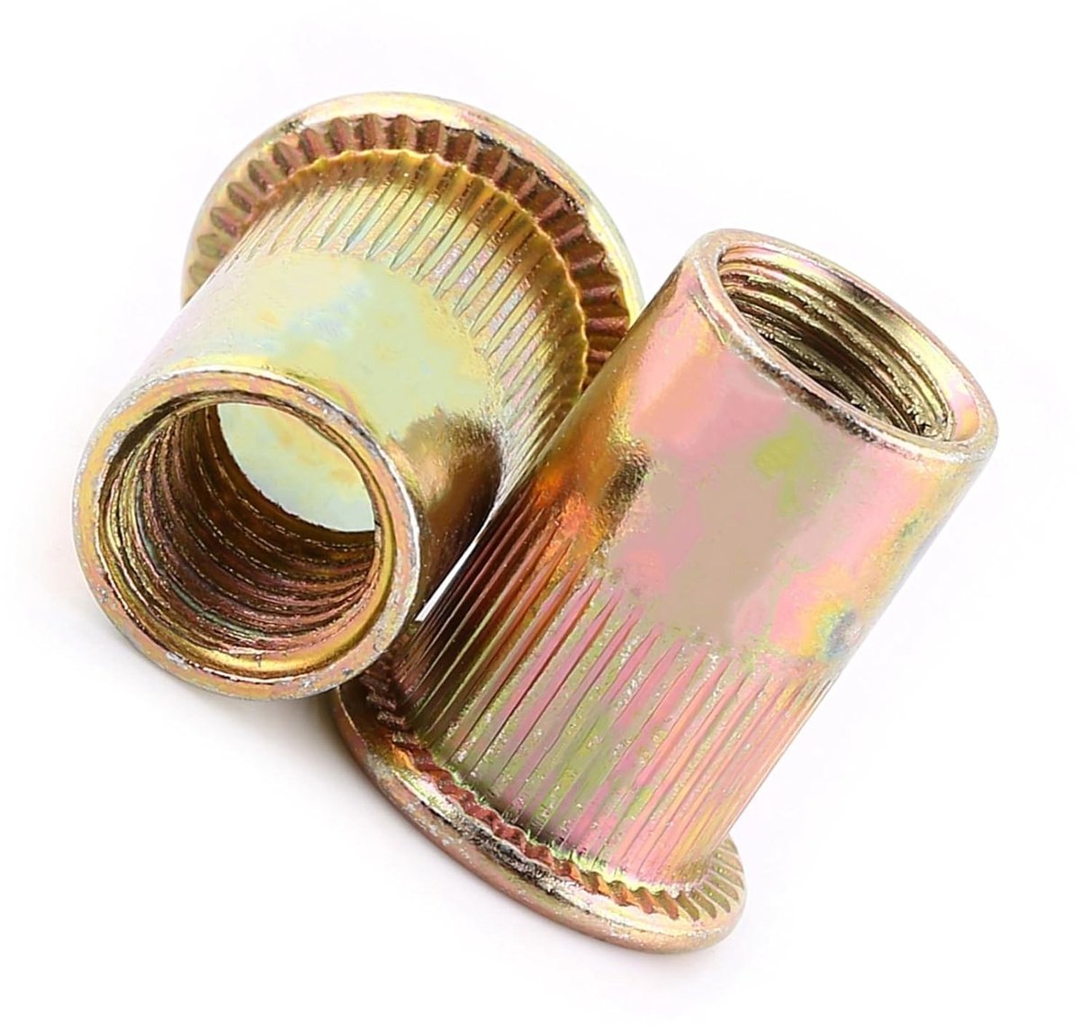 M3-M12 Carbon Stalen Gewinde Platte Rivet Moeren voor Bevestiging en Montage (100/20 stuks)