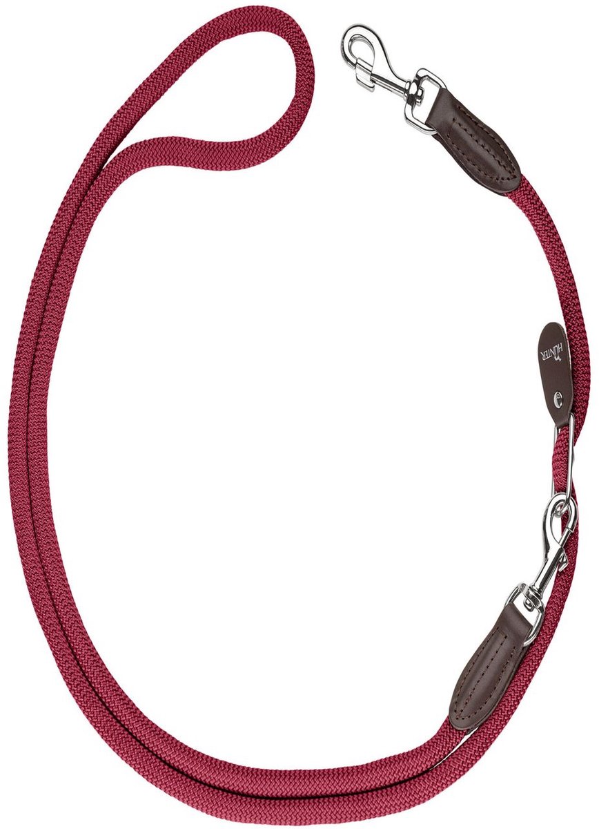 Hunter Looplijn Vario Freestyle - Hondenriem - Ø10x260 cm Bordeaux