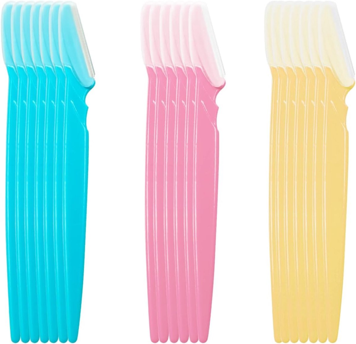 21pcs wenkbrauw scheermes hapers, dermaplane scheermes, gezicht scheermes, gezicht scheermes verwijdering voor vrouwen