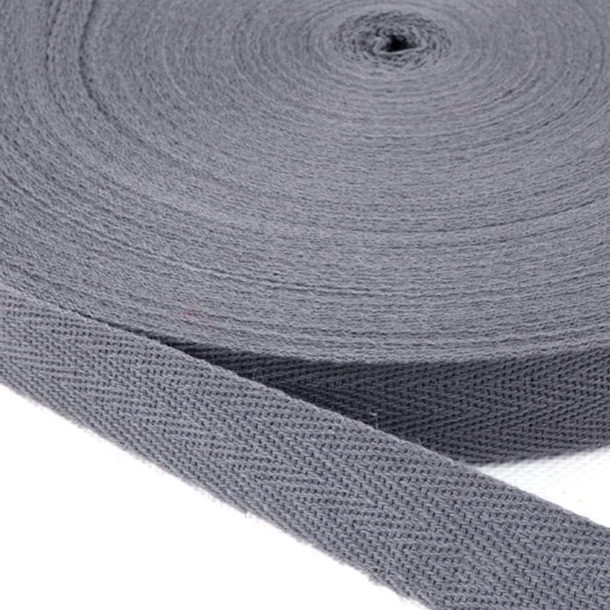 Katoenen biasband, 25 yards x 20 mm randband, keperband, naadband, katoenen band, textielband, visgraatband, keperband, wimpelband, twillband, webbing band voor kleermakers, doe-het-zelf