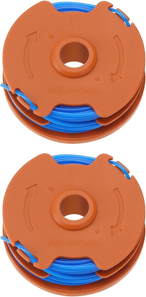 Store 2 STKS Dubbele Draad en Spoel Lijn 5M TTB820GGT Compatibel met Titan Trimmer Grastrimmer Gras Rand Trimmer Accessoires