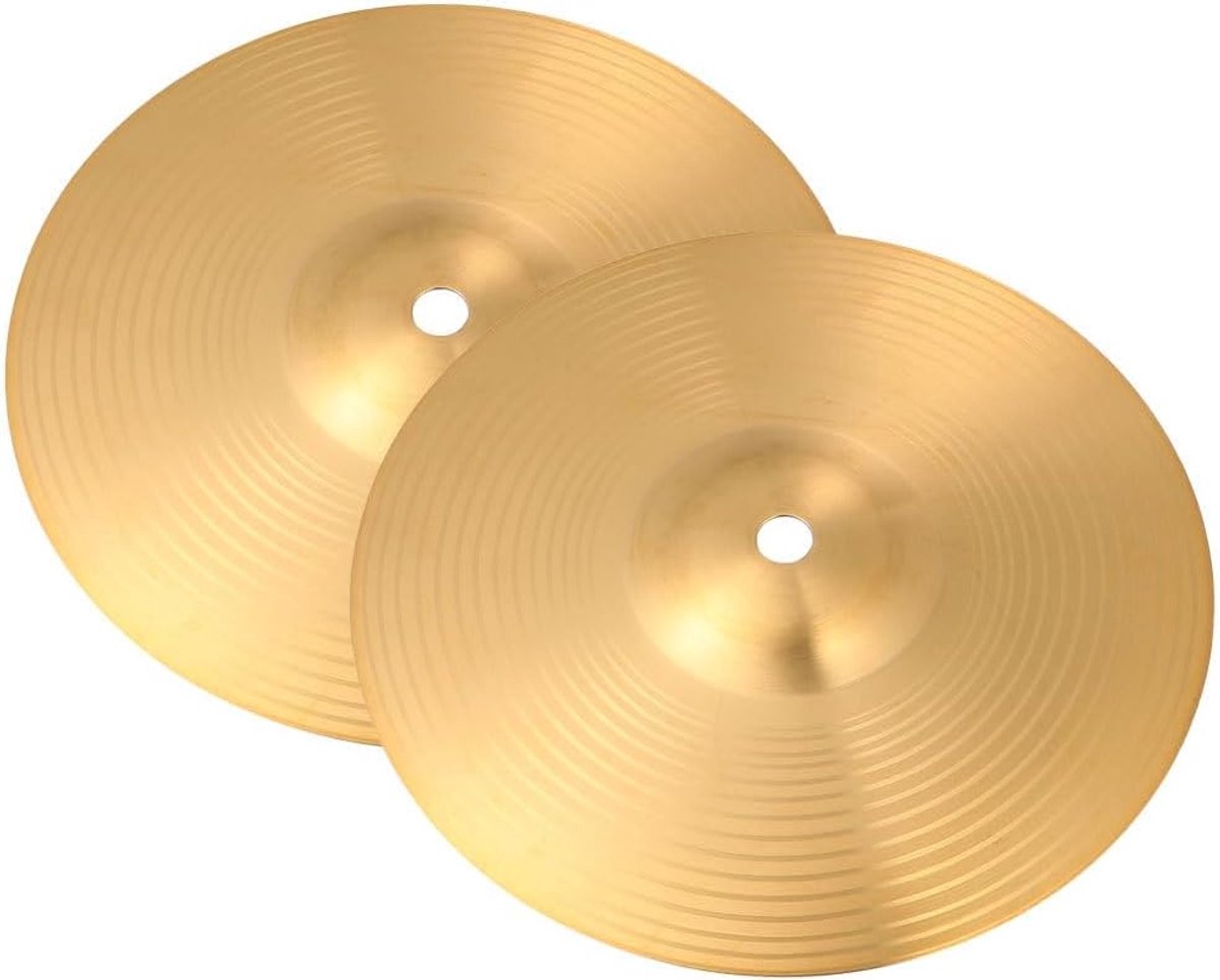 Cymbal, 2 stuks, 15 cm, messing bekken, percussie drumstel voor beginners en scholieren