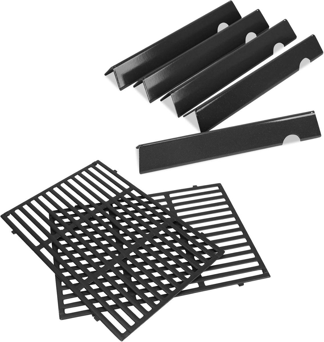 43,4 cm 66032 Flavorizer Bars & 47,6 x 33,7 cm 66095 gietijzeren grillroosters voor Weber Genesis II/LX 300, Genesis II E-310/E-315/E-330/E-335/S-310/S-335 (2017 en nieuwer), voor Weber 66032