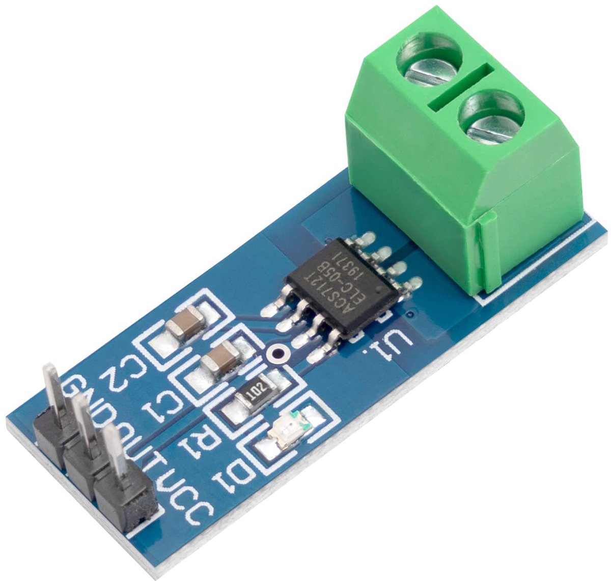 ACS712 20A Amp. Huidige Sensor Range Module Huidige Sensor compatibel met Arduino Inclusief E-Book!