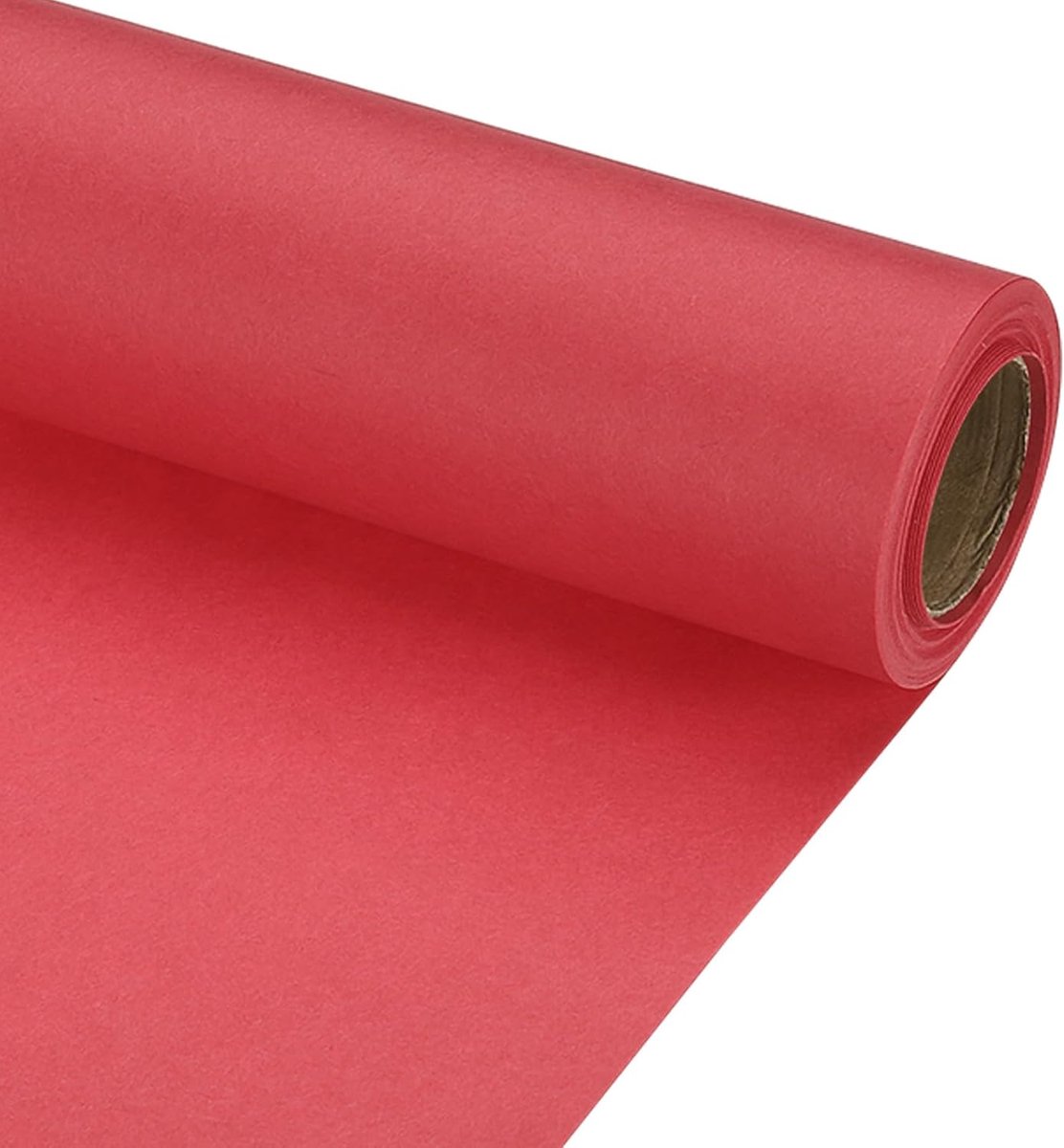 Inpakpapier, 12 "x 300" (25') 70 g/m² Craft Paper Roll Kraft Verpakkingspapier voor Poster Bulletin Board, Geschenkverpakking, Rood