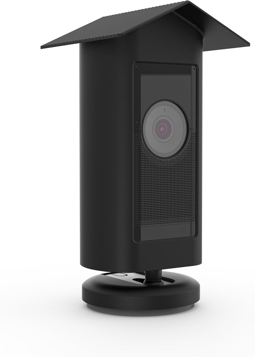 Siliconen hoes skin beschermhoes voor R ing buitencamera pro batterij (Stick Up Cam Pro), waterdicht, zacht, licht en duurzaam siliconen hoesje (zwart)