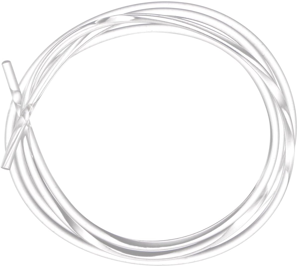 PU-transmissieriem, polyurethaan, ronde riem, 3 mm diameter, 1 meter, lengte glad oppervlak, urethaanriem voor aandrijving, doorschijnend