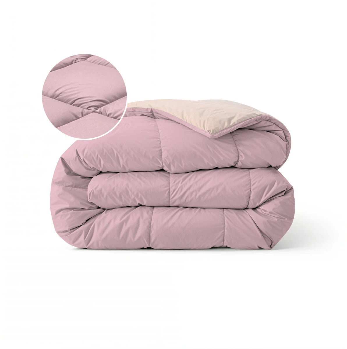 Zelesta Pure Duo Katoen Dekbed - Zachtlila & Zachtroze 160x220cm