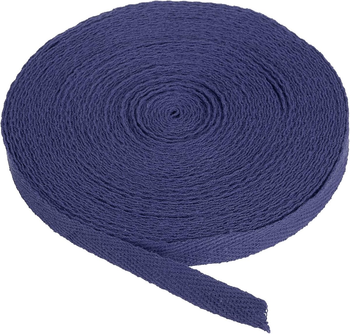 Katoen Twill Tape 10mm (3/8 inch) 10 Yards Katoenen Lint Bias Binding Tape Visgraat Singelband Trim voor Naaien Geschenkverpakking Craft DIY Navy Blauw
