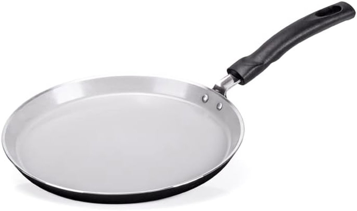 Futura Crepiere 25 cm, FineGres natuurlijke coating (NO PFAS), ook voor inductie. 100% Made in Italy