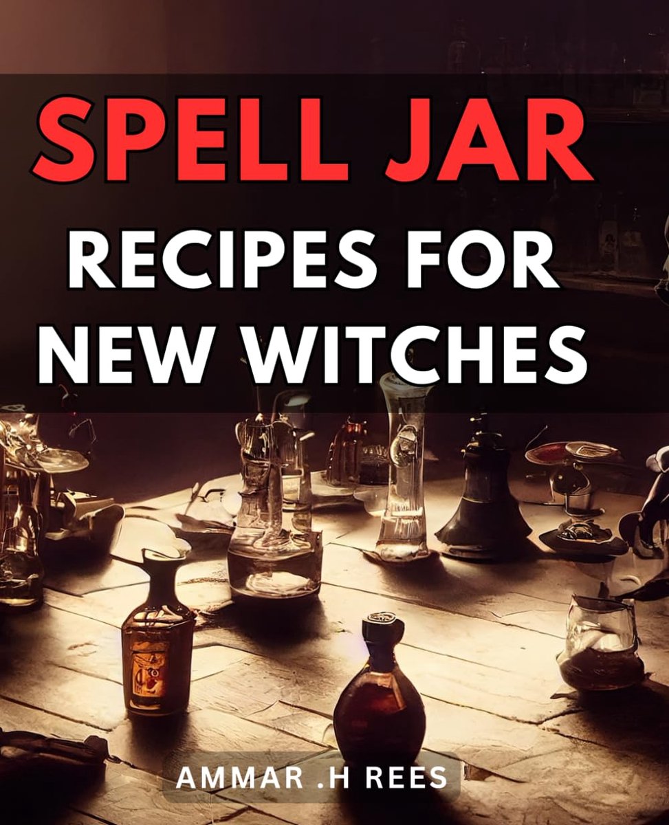 Jar Recipes For New Witches: Master beginner-level witchcraft with an enchanting collection of spell jars for magical manifestation. Perfect for anyone starting out in the craft.