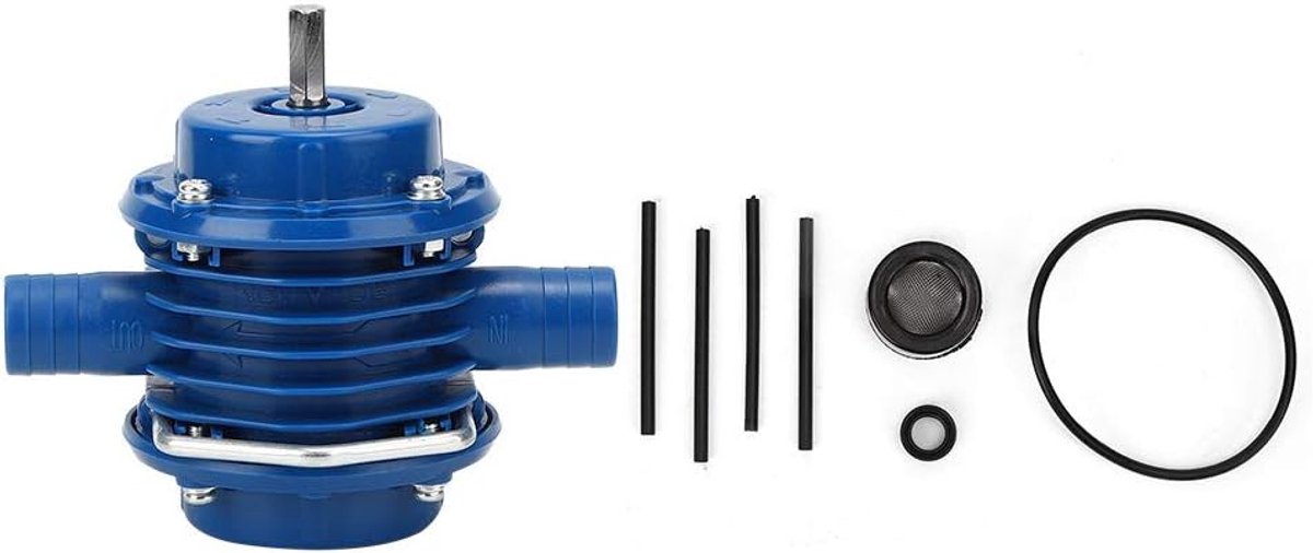 Mini Krachtig Roestvrij Staal + Techniek Plastic Elektrische Boorpomp Draagbaar 7.25mm/0.3in Water Olie Vloeistof Transfer Pomp voor Tuin Binnenplaats