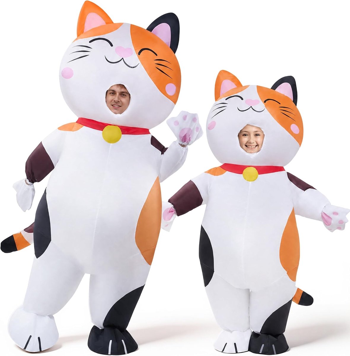 Creations Volwassen Opblaasbaar Kostuum Volledige Lichaam Calico Air Blow-up Deluxe Halloween Kostuum