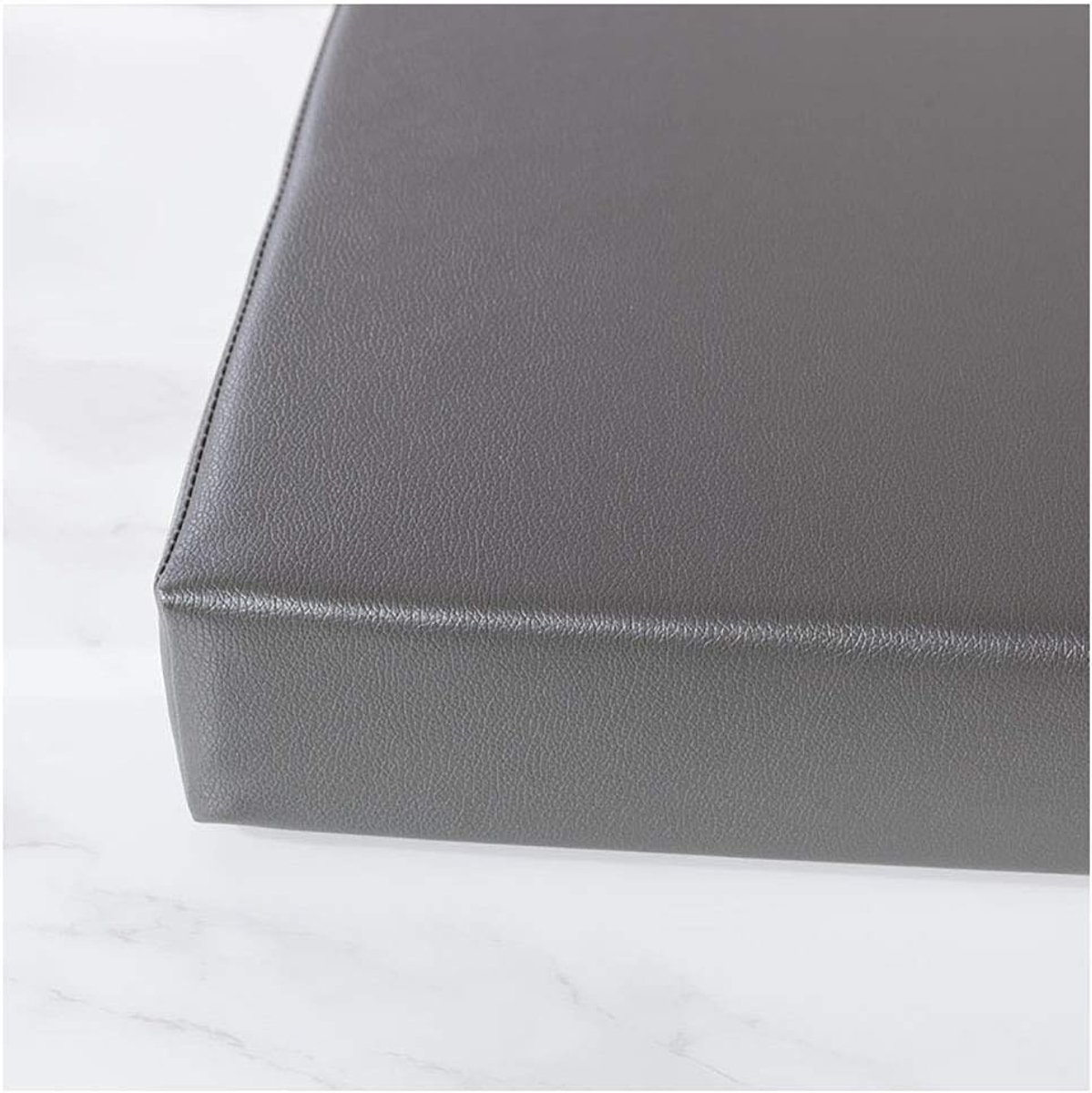 wangk Patio Rechthoek Bank Kussen Tuin Bank Kussen Zitkussen Antislip Rechthoek Bank Kussen Waterdicht Antislip Settee Kussen Voor Patio Stoel Meubels-Grijs 90×30×5cm (35×12×2in)