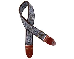 Gaucho GST-1281-4 Classic Jacquard Serie gitaarriem paars