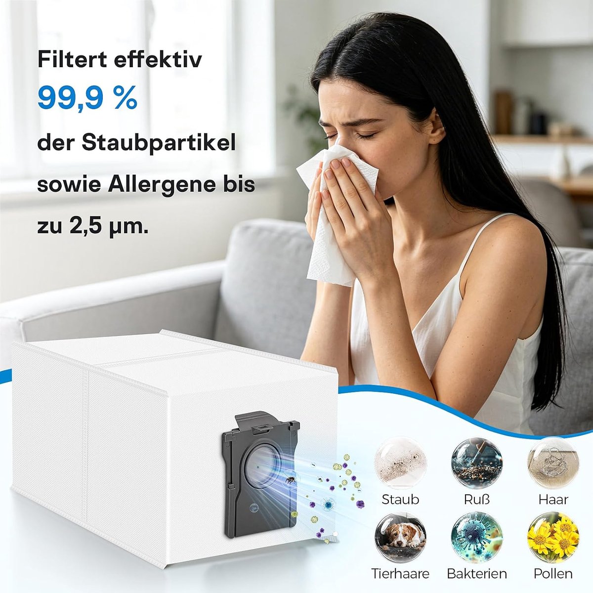 Stofzuigerzakken 14 Pack - 5 liter grote capaciteit - Geschikt voor Dreame D20 Pro Plus/D20 Plus - SnelShoppen