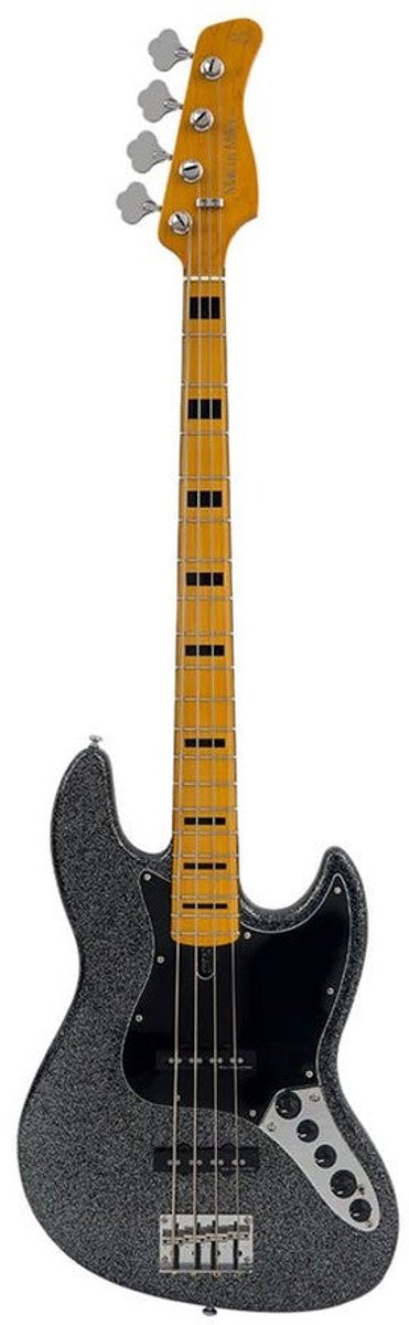Sire V7+ A4/BKS Marcus Miller 4-snarige actieve basgitaar Black Sparkle