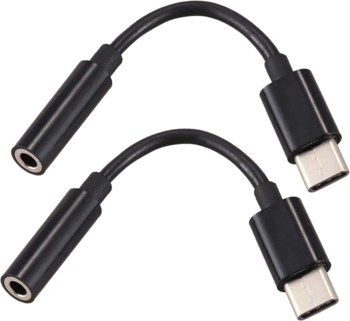 - USB-C - 3.5mm AUX Audio Adapter - Zwart
