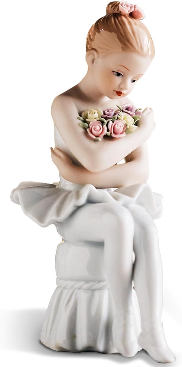 Porseleinen beeldjes, kinderdansers, memorabilia, geschenken, sculptuur woondecoratie (vliegen)
