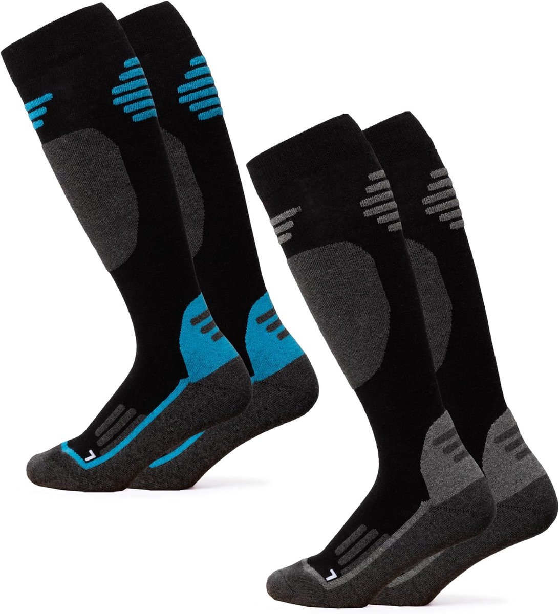 Skisokken heren & dames 2 pack (model: Toni)