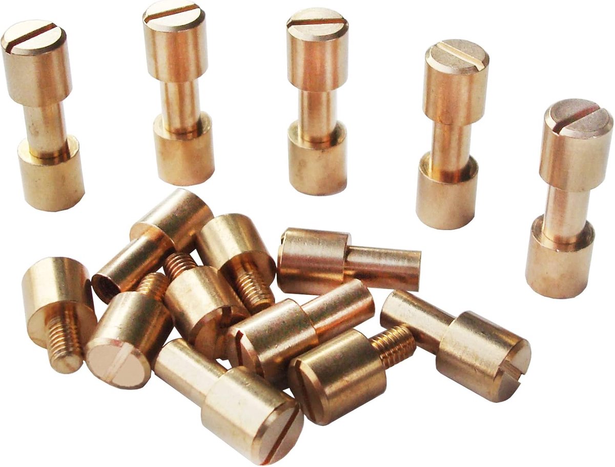 Corby Bouten Nieten, EDC Messen Maker Pivot Pin Befestigungen, DIY Messergriff Bolzenschrauben, Packung mit 10 (8mm)