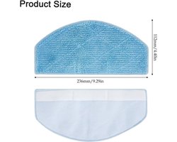 Vervanging Wasbare Mop Doek voor Robot Stofzuiger - 4/10 Pack Accessoires - Geschikt voor Tikom G8000 Pro en Honiture G20