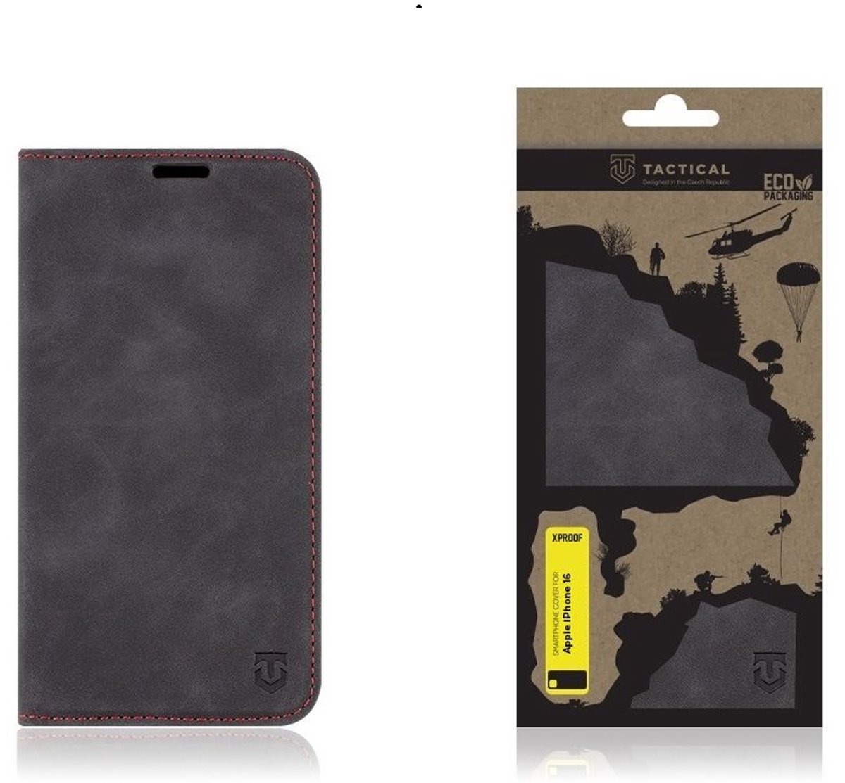 Tactical Xproof hoesje - Geschikt voor iPhone 16 - Black