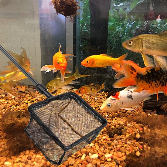 Schepnet - 105 cm Aquarium Visnet Met Uittrekbare Handgreep, Nylon, Opvouwbaar Voor Meren en Vijvers — afbeelding 5