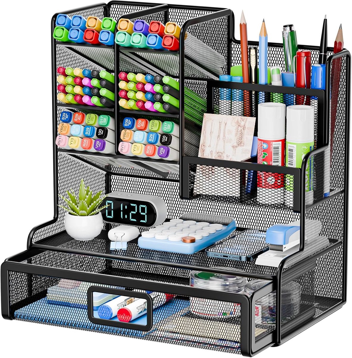 Desk Organizer, Stationaire Organizer Penicl Holde
