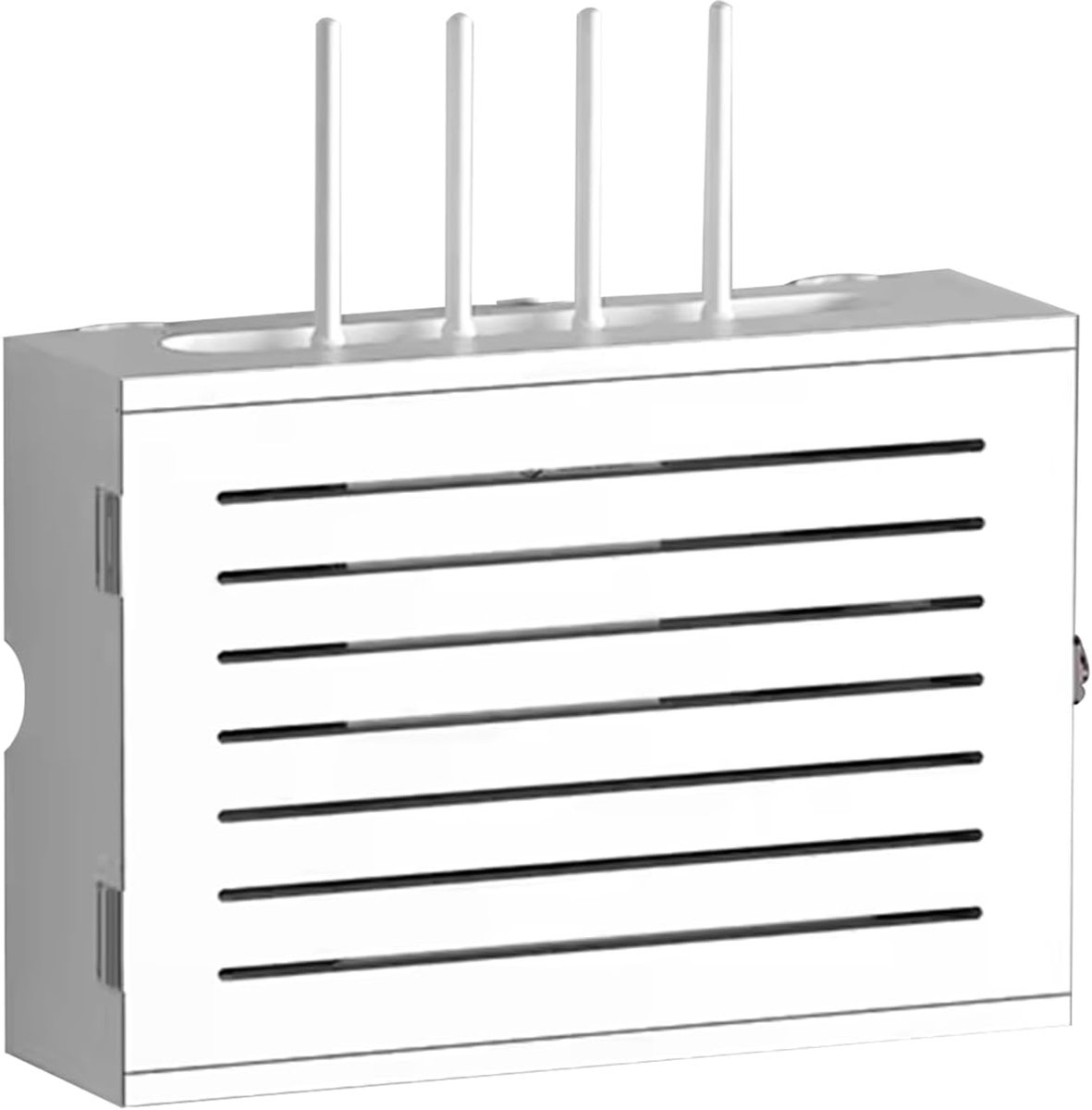 opbergdoos, wifi router wandplank, kabelbeheerdoos, snoer kabel draad organisator verbergdoos, houten zwevende plank, ornamenten voor woonkamers slaapkamer D 36,5 x 11,5 x 27,5 cm