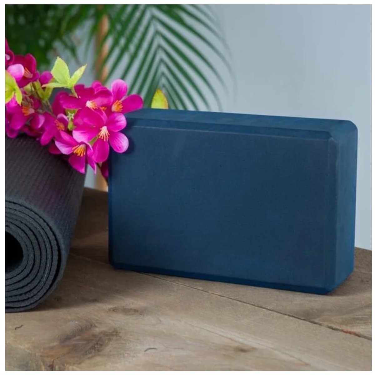 Yoga Blok EVA-Schuim Blauw Rechthoekig