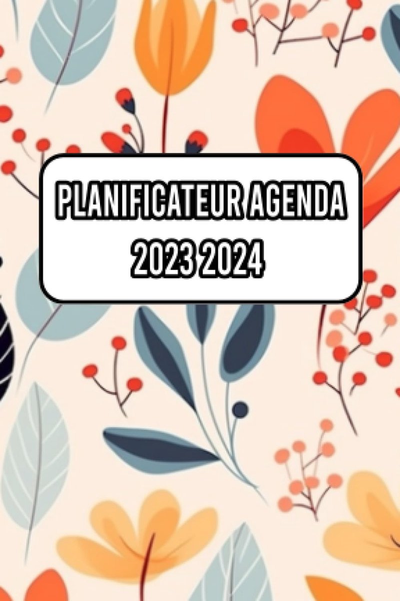 Planificateur agenda 2023 2024 - pocketformaat A6 - weekplanner - perfect voor onderweg - ShopVlot