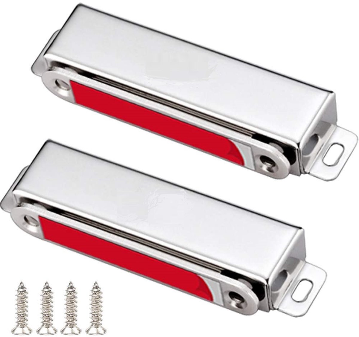 carmdering - Magnetische Deursluiting 2 Stuks – RVS Kastmagneten met Sterke Magneet – Deurvangers voor Kastdeuren, Laden en Meubels