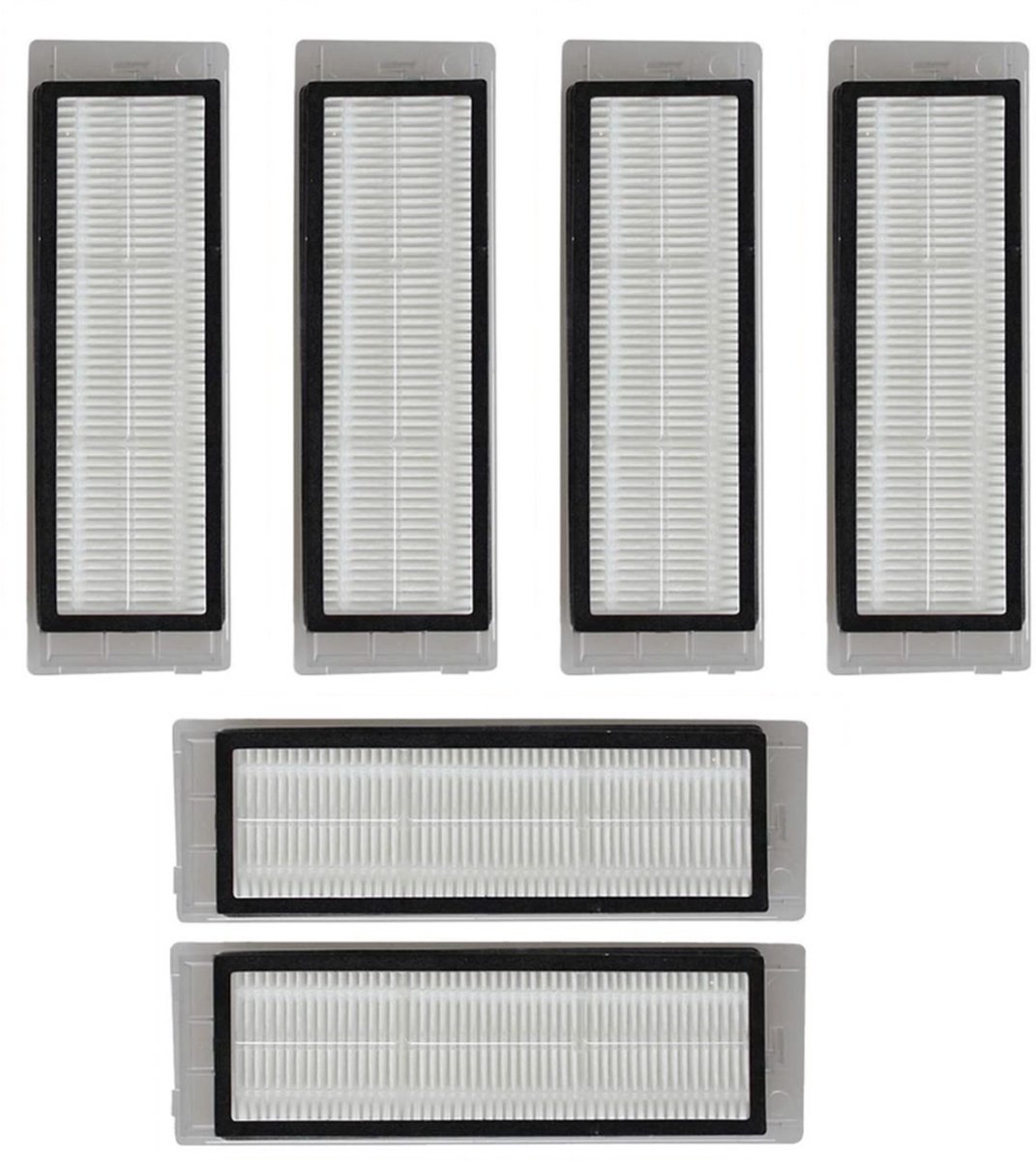 AreoSe - HEPA-filter voor RoboRock E25/ E35 /S6 / S5 / S50 / S5 MAX / S6 maxV - 6 stuks