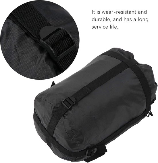 2 stks Camping Slaapzak Compressie Opbergtas Volwassen Outdoor Reizen Kleding Opslag Compressie Zak — afbeelding 4