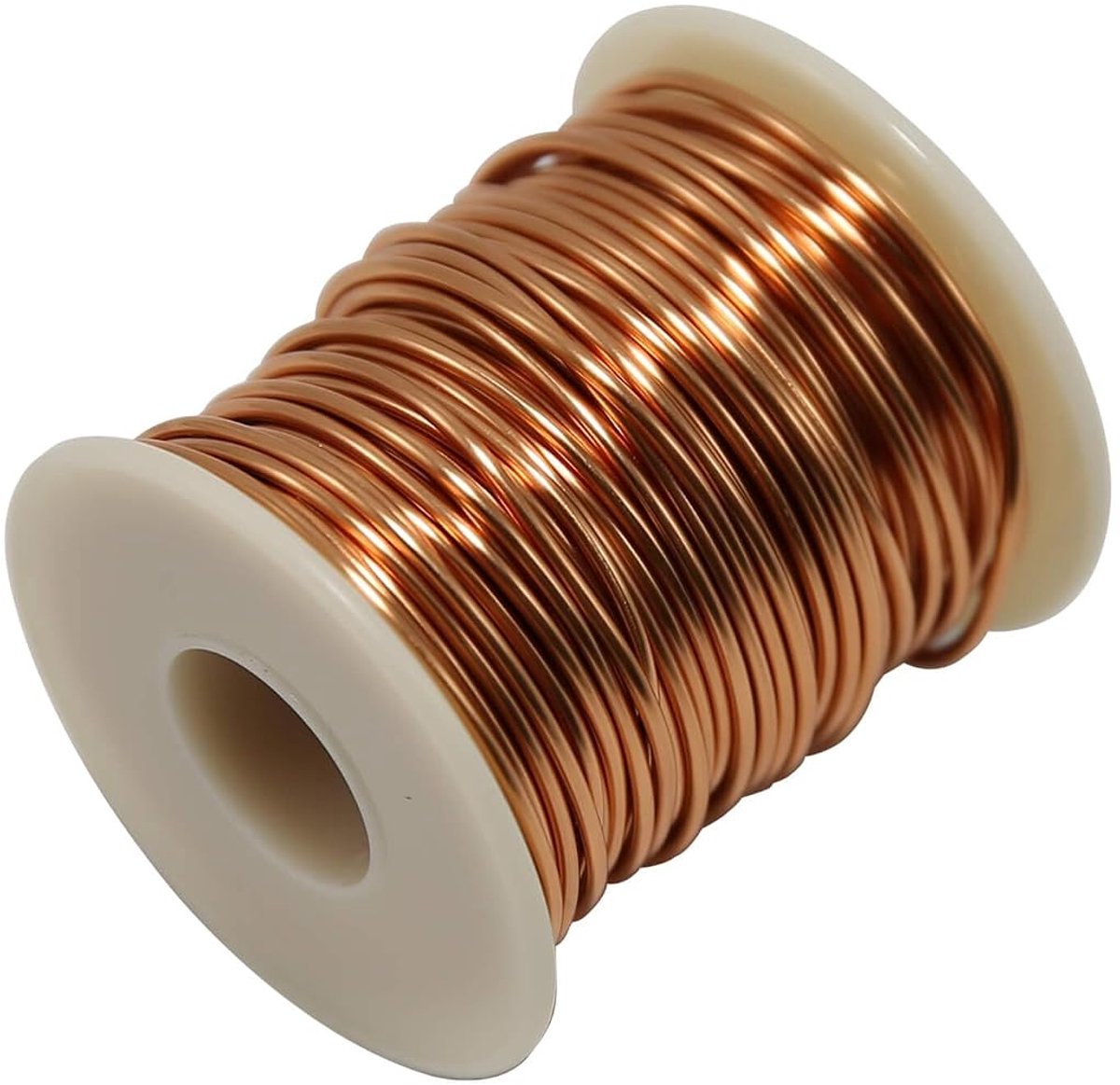 Koperdraad geïsoleerd, koperen spoel, koperlakdraad 1,5 mm, 20 m